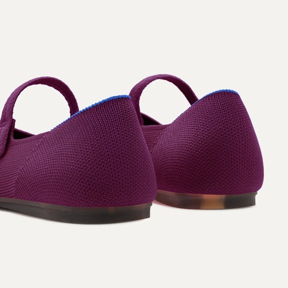 NEW - Rothy’s Plum Square Toe Mary Jane - 8 - Picture 2 of 11